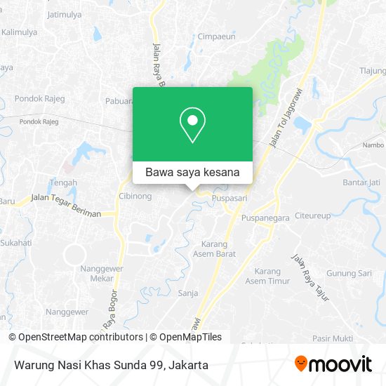 Peta Warung Nasi Khas Sunda 99