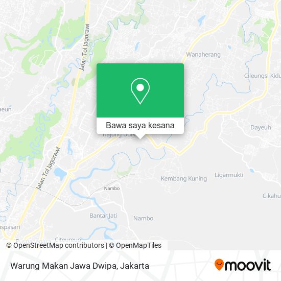 Peta Warung Makan Jawa Dwipa