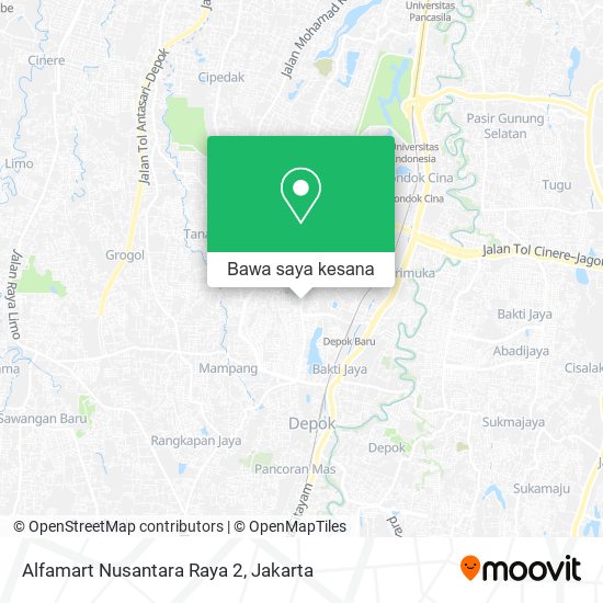 Peta Alfamart Nusantara Raya 2