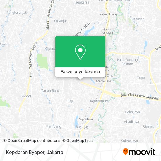 Peta Kopdaran Byopor