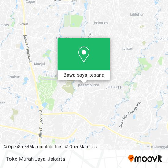 Peta Toko Murah Jaya