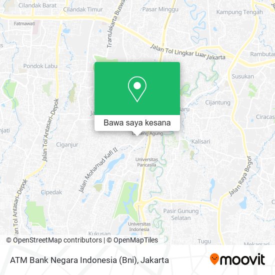 Peta ATM Bank Negara Indonesia (Bni)