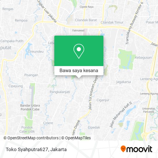 Peta Toko Syahputra627