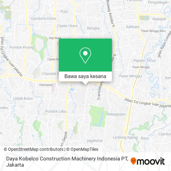 Peta Daya Kobelco Construction Machinery Indonesia PT