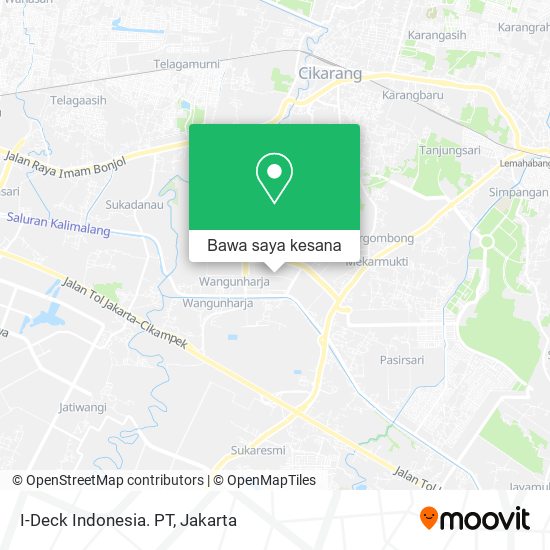 Peta I-Deck Indonesia. PT