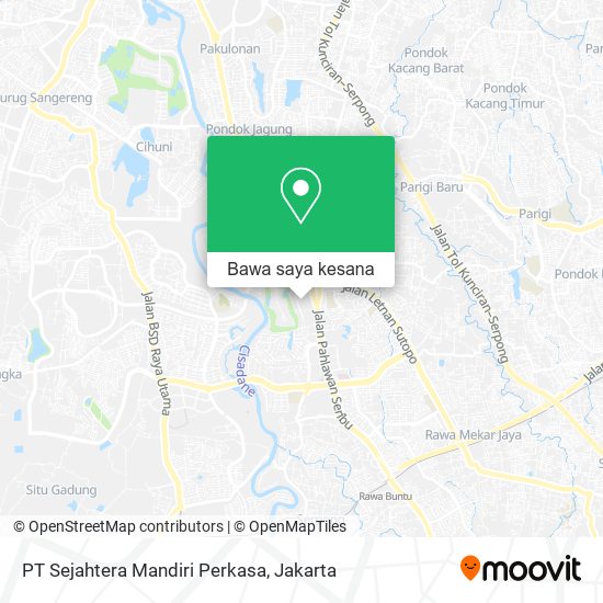 Peta PT Sejahtera Mandiri Perkasa