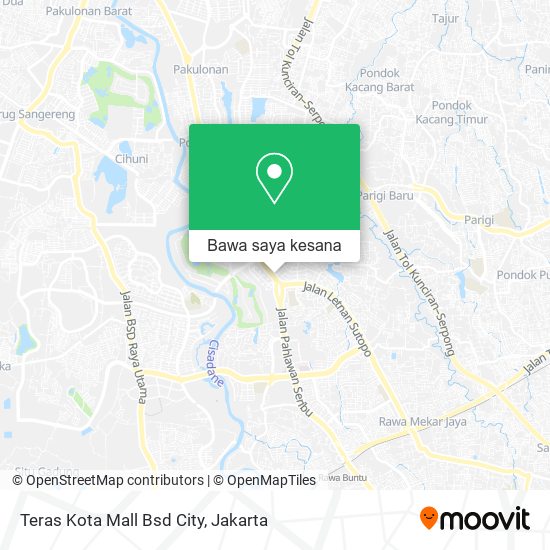 Peta Teras Kota Mall Bsd City