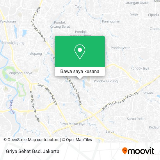 Peta Griya Sehat Bsd