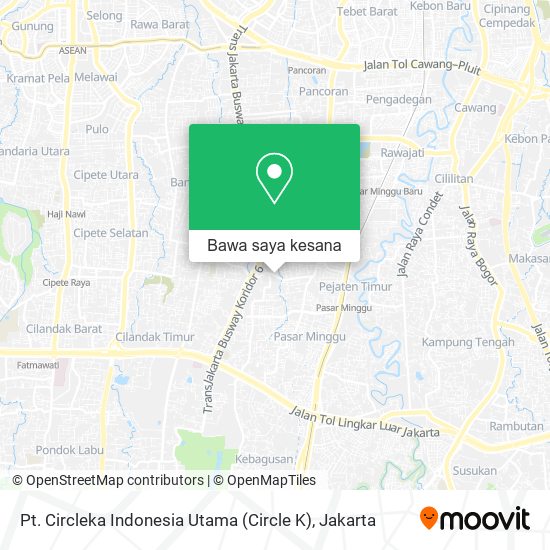 Peta Pt. Circleka Indonesia Utama (Circle K)