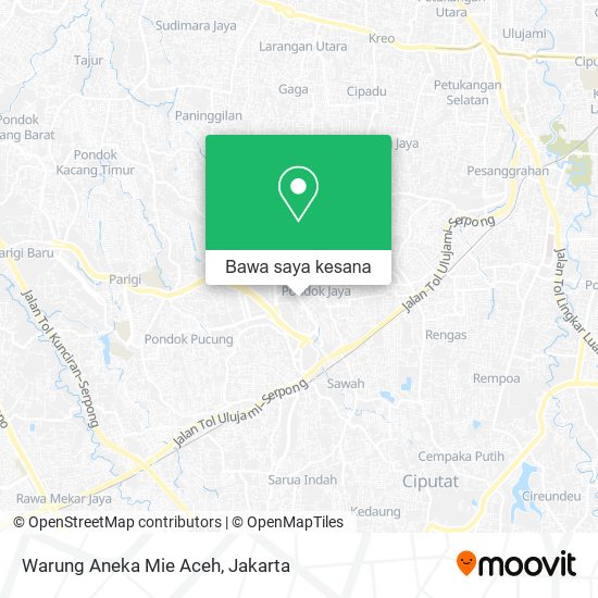 Peta Warung Aneka Mie Aceh