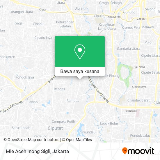 Peta Mie Aceh Inong Sigli
