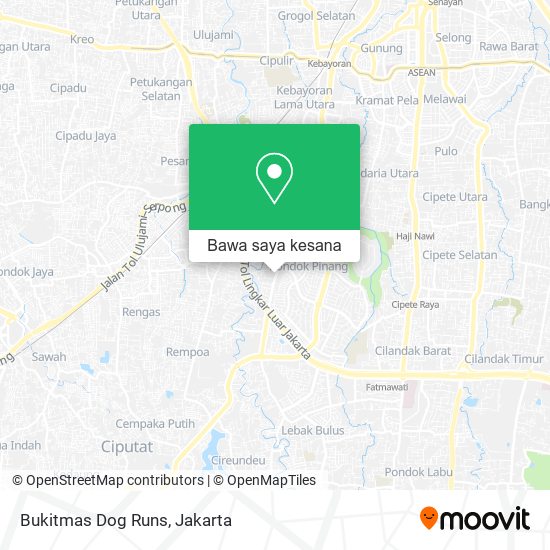 Peta Bukitmas Dog Runs