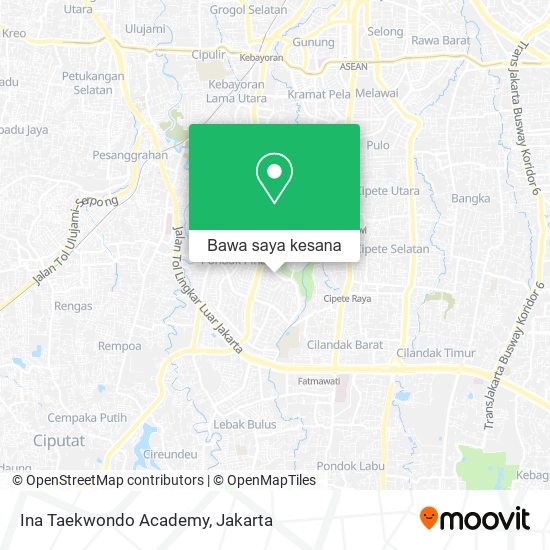 Peta Ina Taekwondo Academy