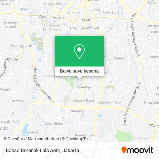 Peta Bakso Beranak Lala Aom