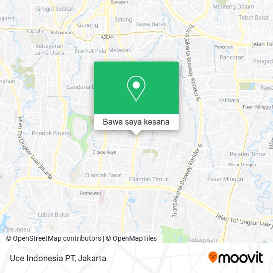 Peta Uce Indonesia PT