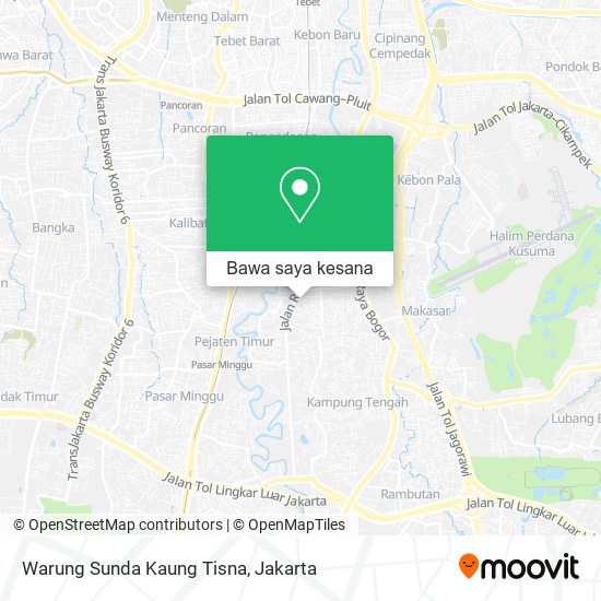 Peta Warung Sunda Kaung Tisna