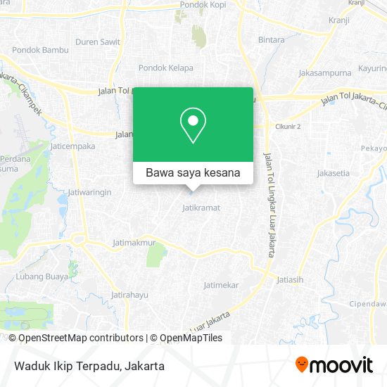 Peta Waduk Ikip Terpadu