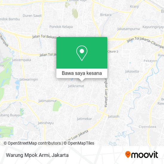 Peta Warung Mpok Armi