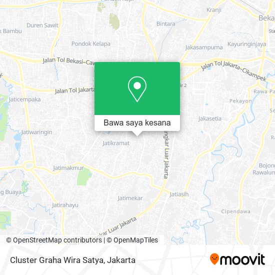 Peta Cluster Graha Wira Satya