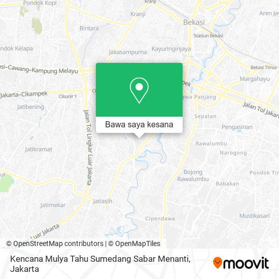 Peta Kencana Mulya Tahu Sumedang Sabar Menanti