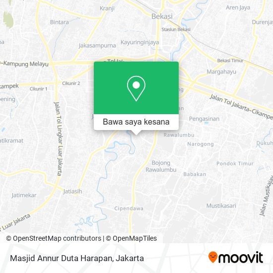 Peta Masjid Annur Duta Harapan