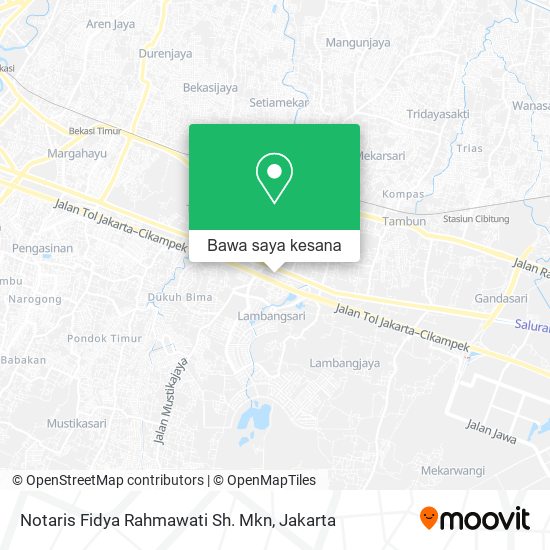 Peta Notaris Fidya Rahmawati Sh. Mkn