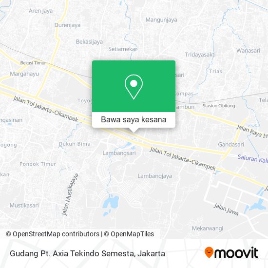 Peta Gudang Pt. Axia Tekindo Semesta