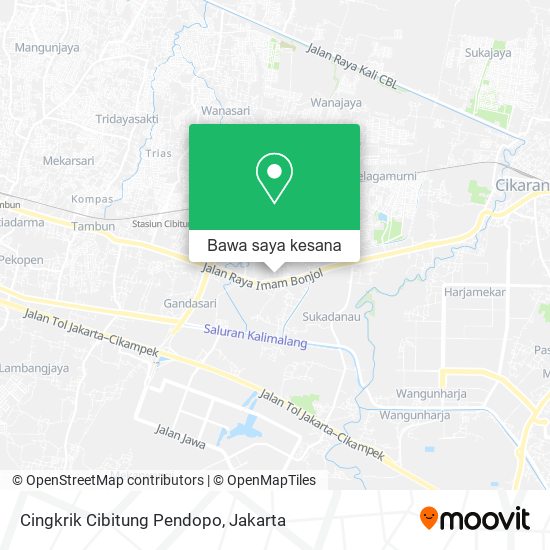 Peta Cingkrik Cibitung Pendopo