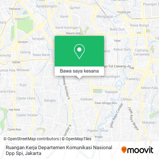 Peta Ruangan Kerja Departemen Komunikasi Nasional Dpp Spi