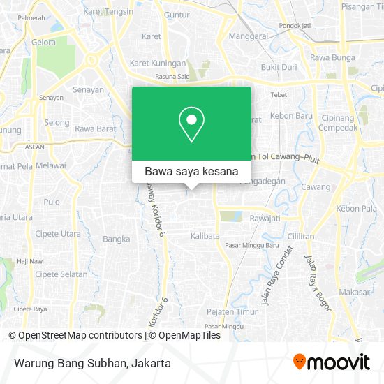 Peta Warung Bang Subhan