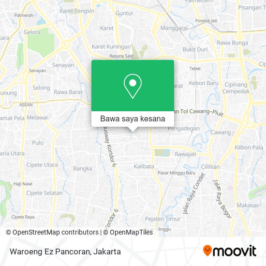 Peta Waroeng Ez Pancoran