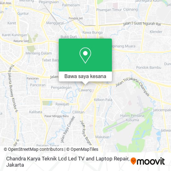 Peta Chandra Karya Teknik Lcd Led TV and Laptop Repair