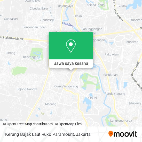 Peta Kerang Bajak Laut Ruko Paramount