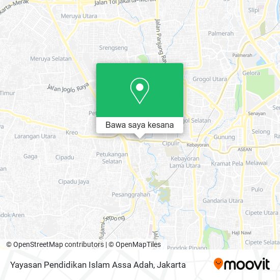 Peta Yayasan Pendidikan Islam Assa Adah