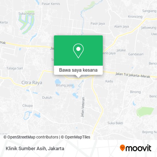 Peta Klinik Sumber Asih