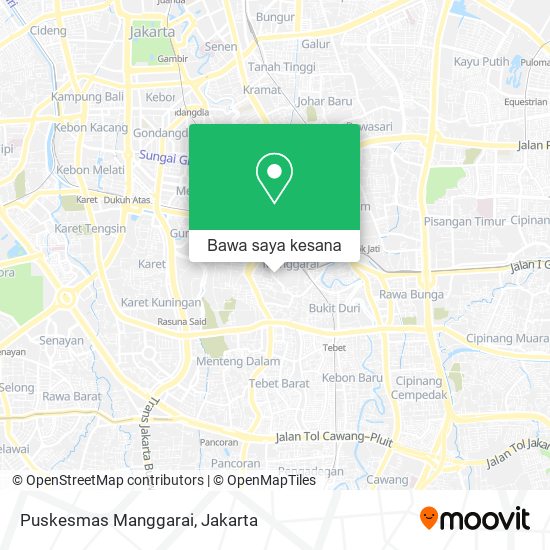 Peta Puskesmas Manggarai