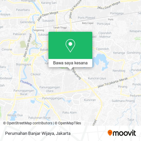 Peta Perumahan Banjar Wijaya