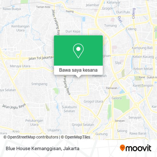 Peta Blue House Kemanggisan