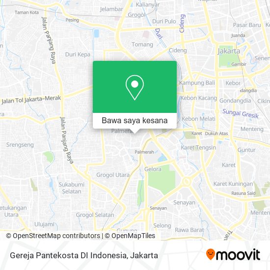 Peta Gereja Pantekosta DI Indonesia