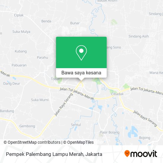 Peta Pempek Palembang Lampu Merah