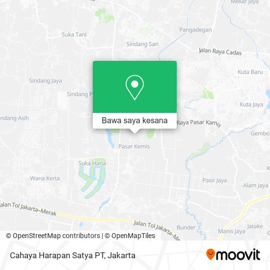 Peta Cahaya Harapan Satya PT