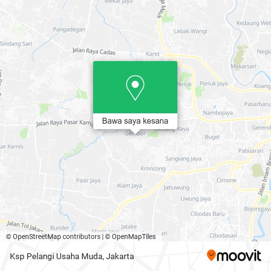 Peta Ksp Pelangi Usaha Muda