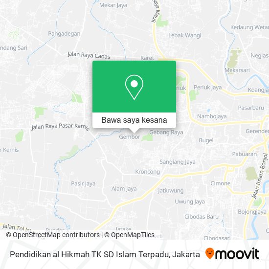 Peta Pendidikan al Hikmah TK SD Islam Terpadu