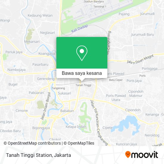 Peta Tanah Tinggi Station