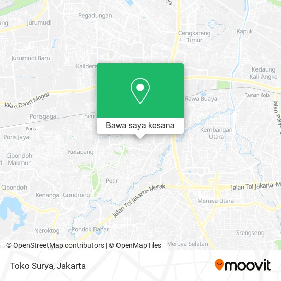 Peta Toko Surya