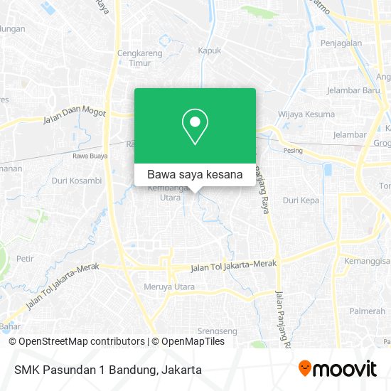 Peta SMK Pasundan 1 Bandung