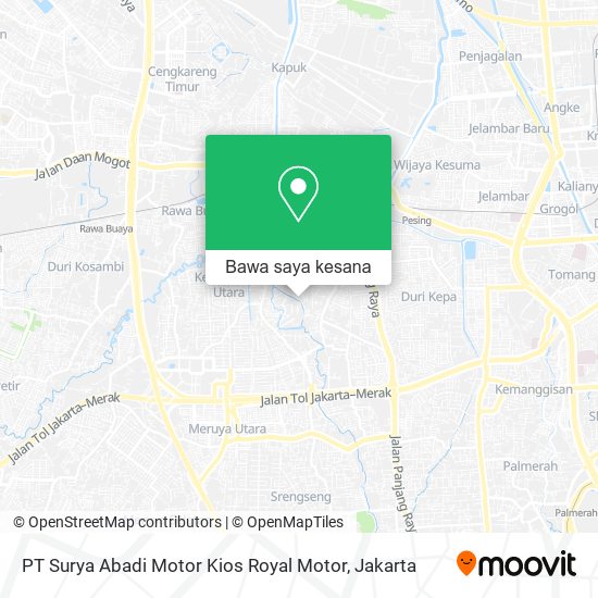 Peta PT Surya Abadi Motor Kios Royal Motor