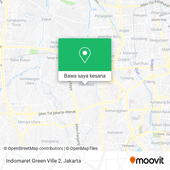 Peta Indomaret Green Ville 2