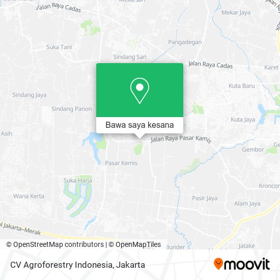 Peta CV Agroforestry Indonesia