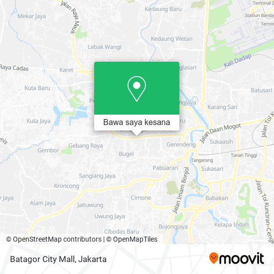 Peta Batagor City Mall